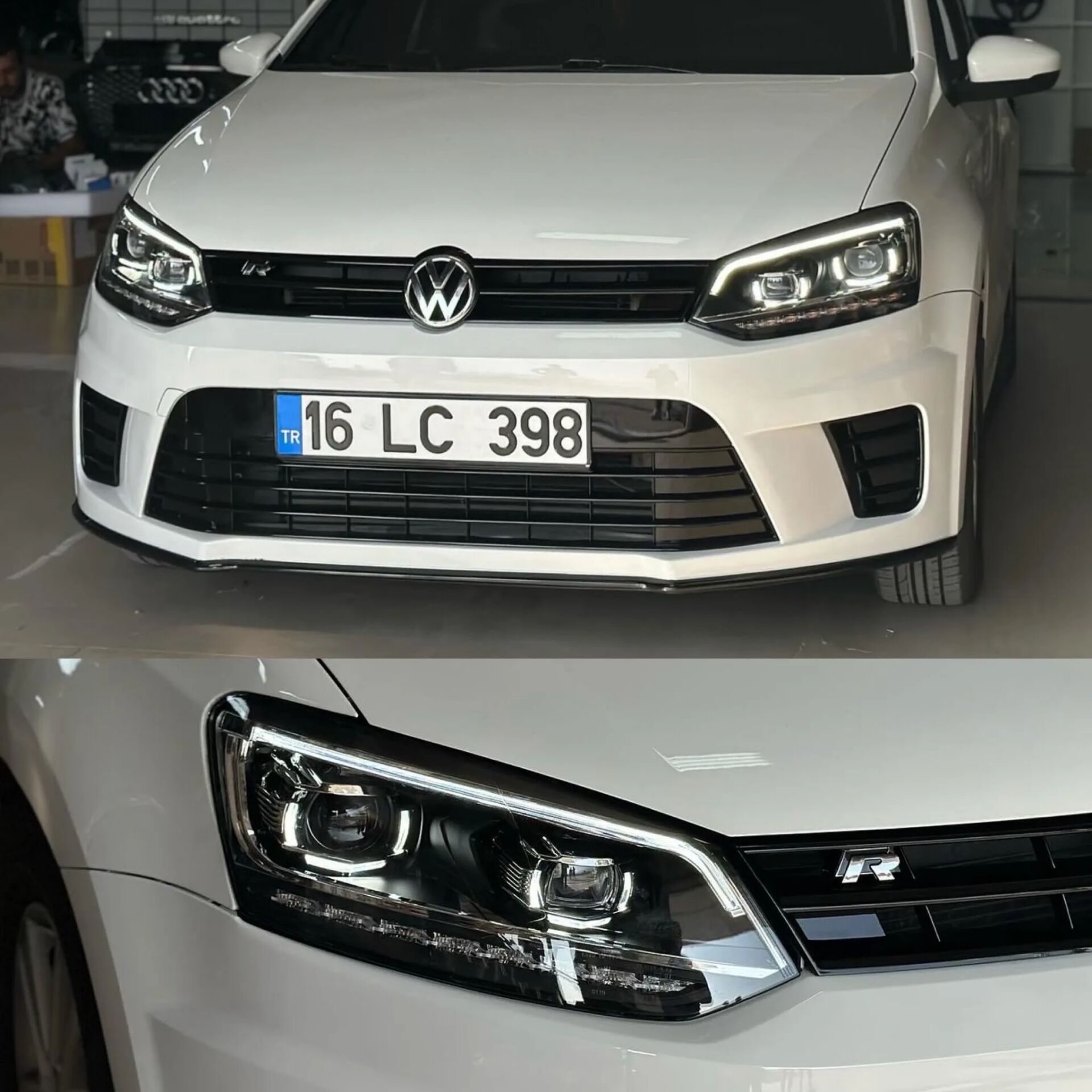VW POLO 6R/6C ile Uyumlu B8 DIZAYN FAR 2009-2017