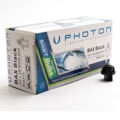 Photon Bax 12V 1.2W Siyah Ampul 10 Adet PH5713