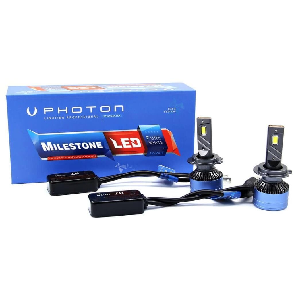 Photon Milestone Saga H7 30000 Lümen Linea Uyumlu Kısa LED Far