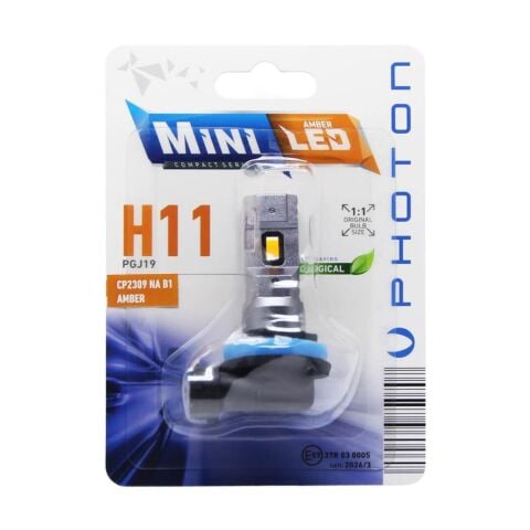 Photon Mini H8 H9 H11 H16 AMBER TURUNCU Compact Led