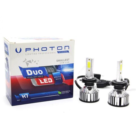 OPEL Combo Van 2018 - ile uyumlu Photon Duo  H7 Kısa Led Far 12000 Lumens