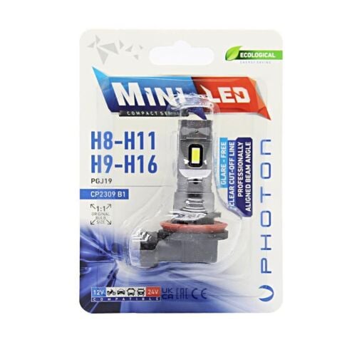 Photon Mini H8 H9 H11 H16 16000 Lumens Compact Led