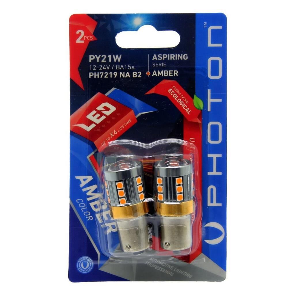 Photon P21W Tek Duy Amber (Turuncu) Exclusive Serisi PH7219 NA