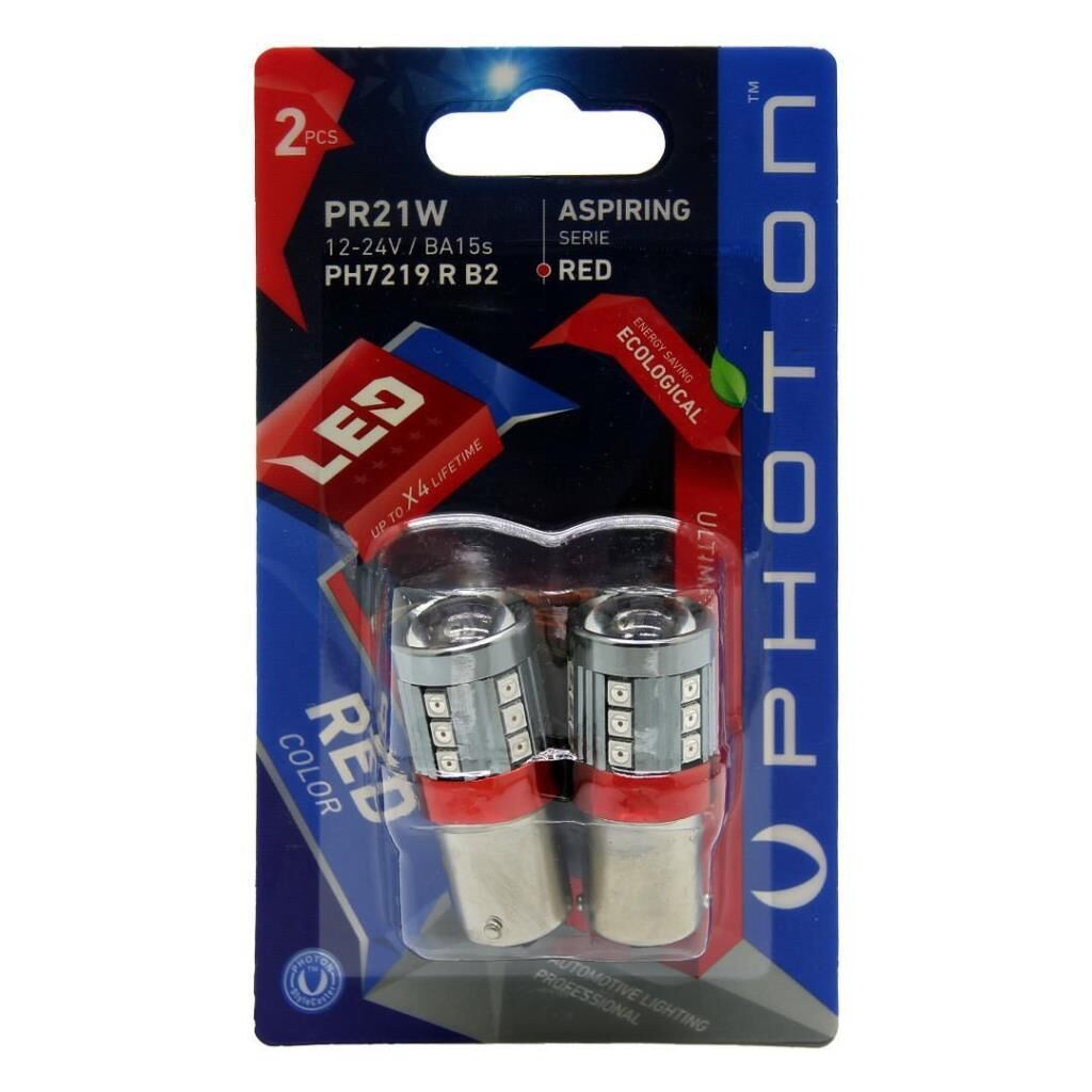 Photon P21W RED 93 PH7219 R B2