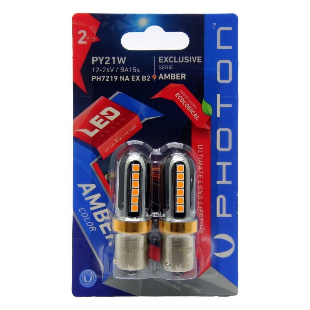 Photon P21W Tek Duy Led Amber (Turuncu) Exclusive Serisi PH7219 NA EX
