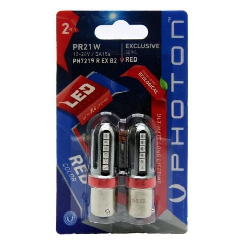 Photon P21W Tek Duy Led Red (Kırmızı) Exclusive Serisi PH7219 R EX
