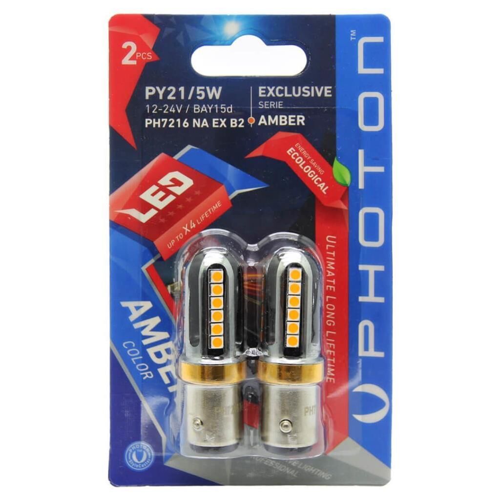 Photon P21/5W Amber (Turuncu) Exclusive Serisi PH7216 NA EX