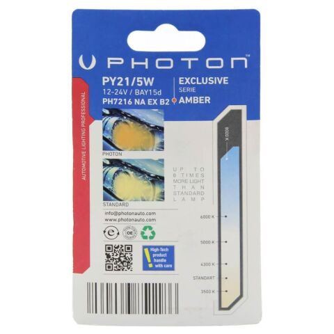 Photon P21/5W Amber (Turuncu) Exclusive Serisi PH7216 NA EX