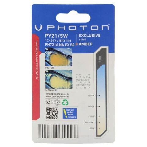 Photon P21/5W Amber (Turuncu) Exclusive Serisi PH7216 NA EX