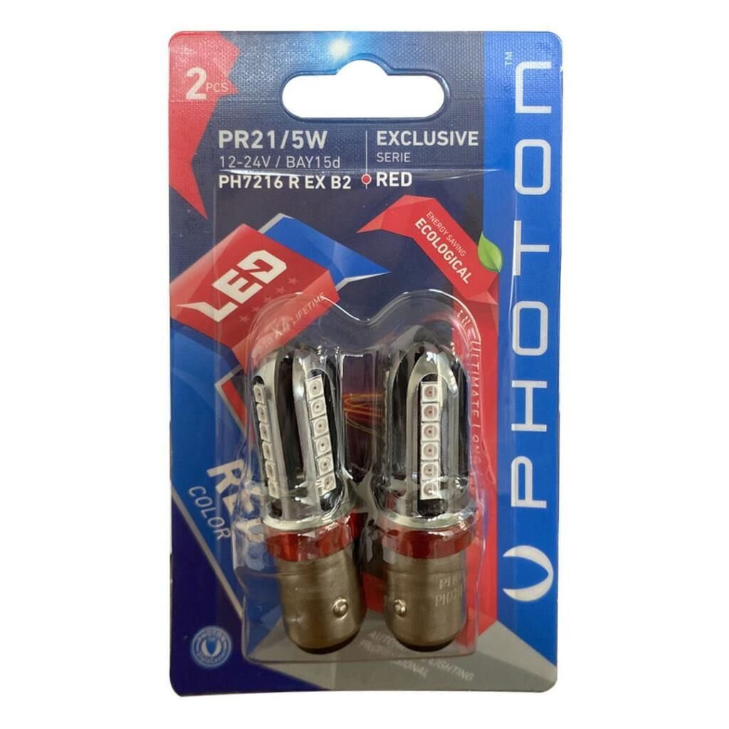 Photon P21/5W Red (Kırmızı) Exclusive Serisi PH7216 R EX