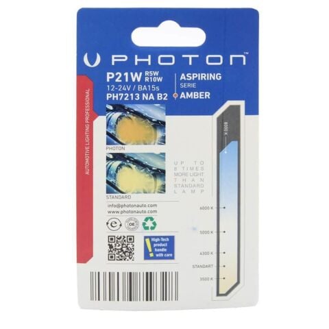 Photon P21W/R5W/R10W Turuncu Led