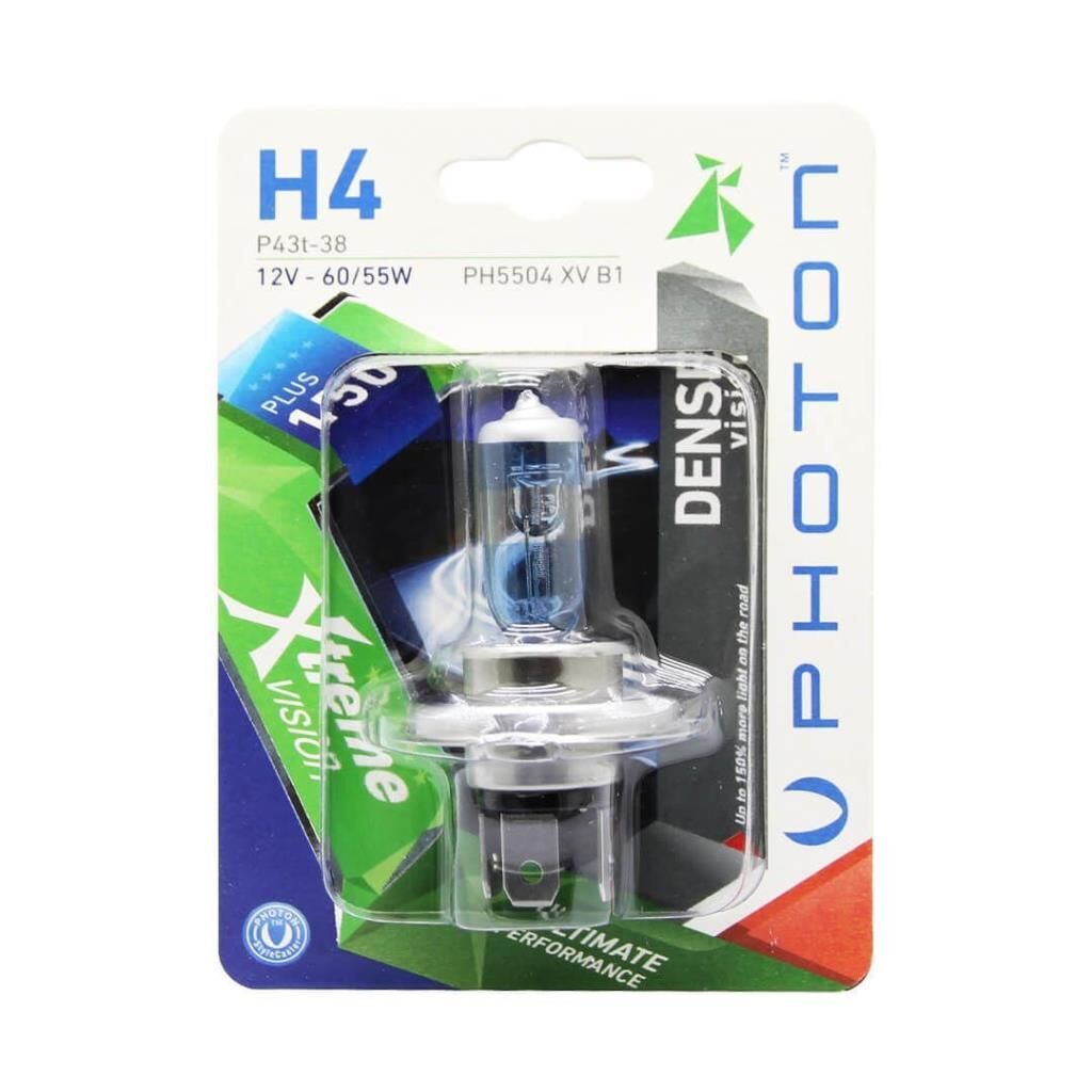 Photon H4 Xtreme Vision Blister +%150 Fazla Işık (TEKLİ BLİSTER)