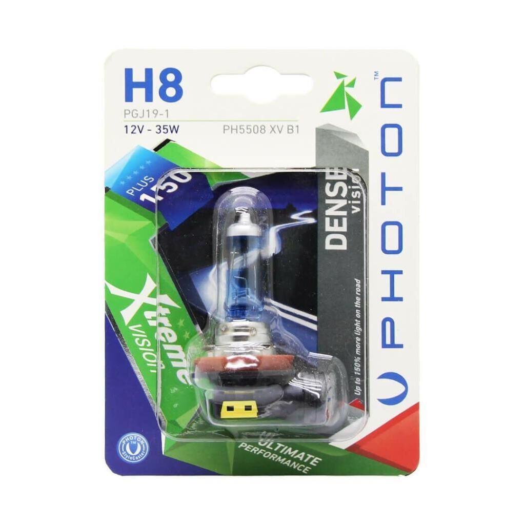 Photon H8 Xtreme Vision Blister +%150 Fazla Işık (TEKLİ BLİSTER)