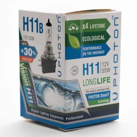 Photon H11 B 12V 55W PR LL +%30 Fazla Işık
