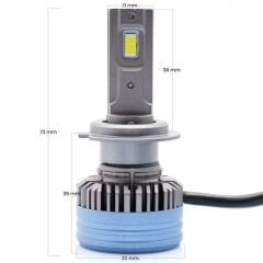 VW Polo 17- Photon Kısa Led Far Ampulü Üst Seri 14000 Lumens Katana Edition