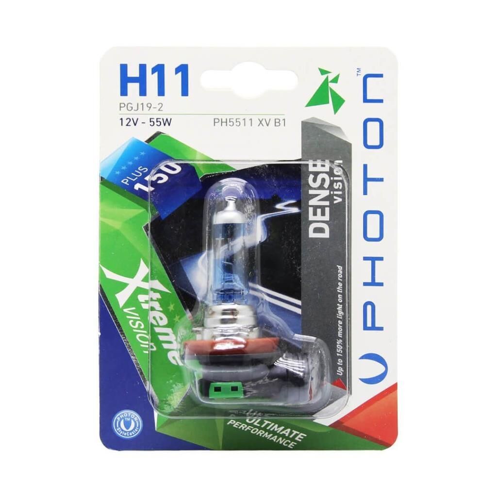 Photon H11 Xtreme Vision Blister +%150 Fazla Işık (TEKLİ BLİSTER)