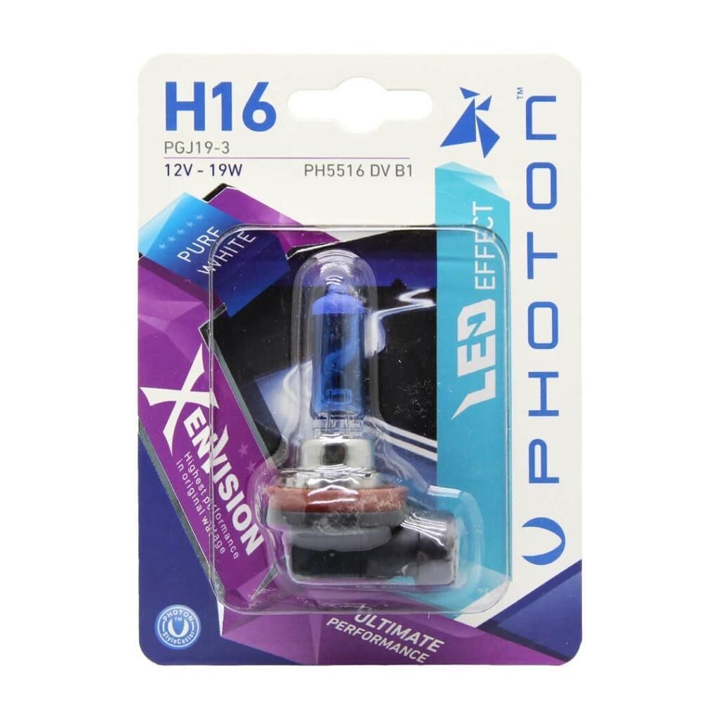 Photon H16 12V 19W Xen Vision Blister (TEKLİ BLİSTER)