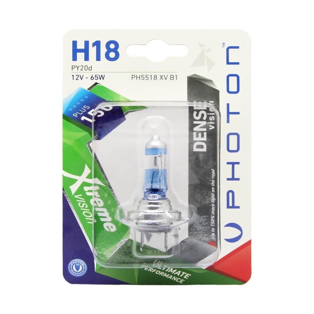 Photon H18 Xtreme Vision Blister +%150 Fazla Işık (TEKLİ BLİSTER)