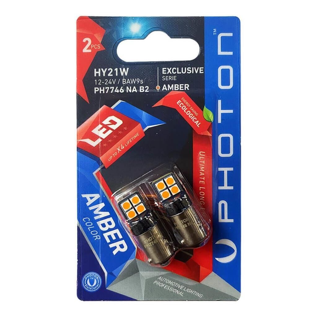 Photon H21W Led  Amber (Turuncu) Exclusive Serisi PH7746 NA
