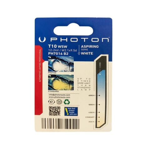 Photon T10 W5W Blister PH7016 B2