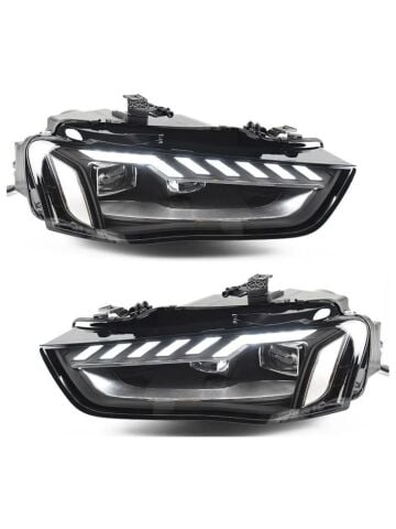 AUDI A4 B8,5 ile Uyumludur HALOGEN UYUMLU B9,5 DIZAYN FAR 2012-2015