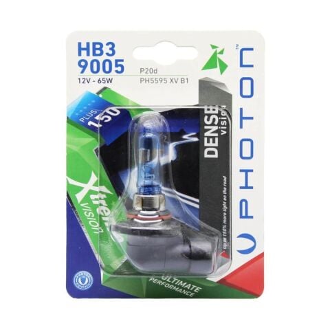 Photon HB3 9005 Xtreme Vision Blister +%150 Fazla Işık (TEKLİ BLİSTER)