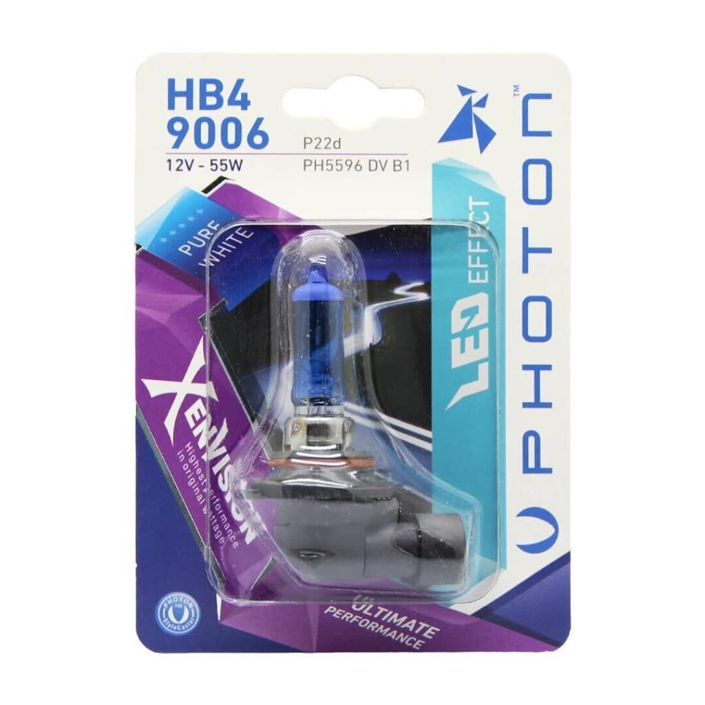 Photon HB4 9006 12V 55W Xen Vision Blister (TEKLİ BLİSTER)