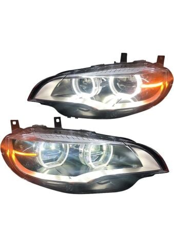 BMW E71 ile Uyumlu ADAPTIVE LED FAR X6