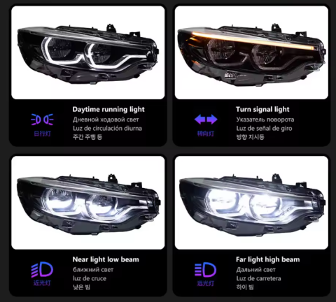 BMW F32 ile Uyumlu ADAPTIVE LED FAR 2013-2016