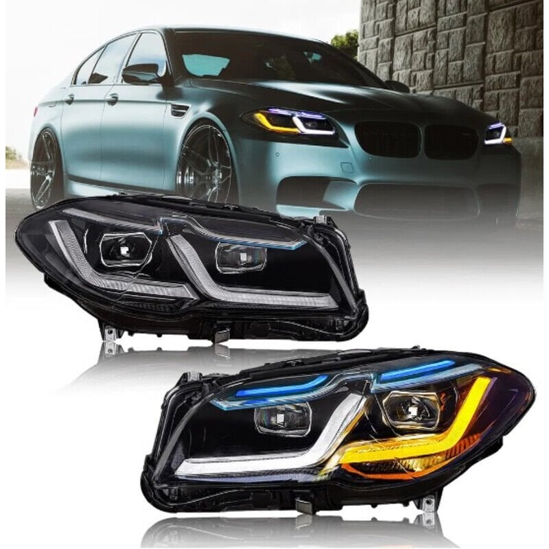 BMW F10 LCI ile Uyumlu G30 LCI DIZAYN FAR 2014-2017