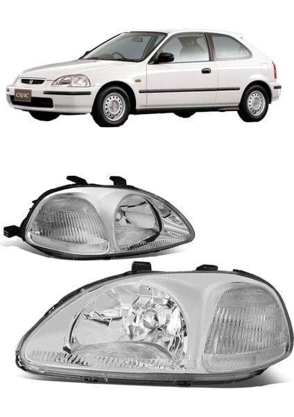 HONDA CIVIC ile Uyumlu OEM FAR TAKIMI 1996-1998