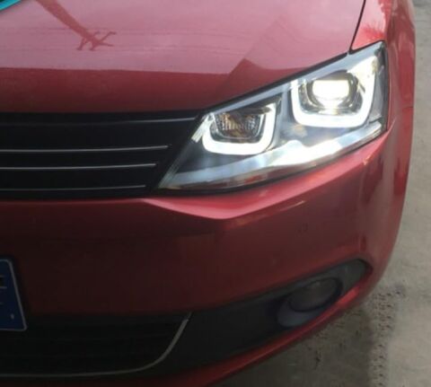 VW JETTA ile Uyumlu ÇİFT U LED FAR 2011-