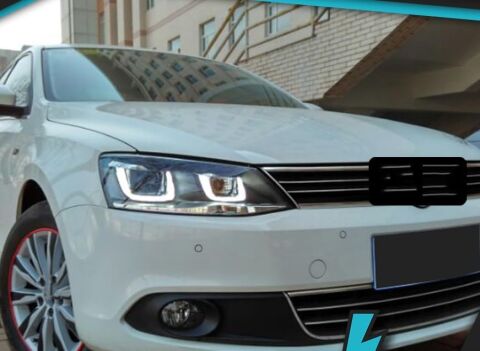 VW JETTA ile Uyumlu ÇİFT U LED FAR 2011-