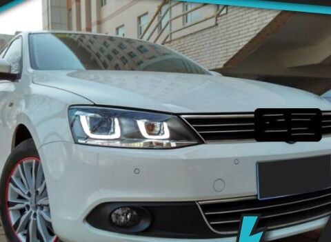 VW JETTA ile Uyumlu ÇİFT U LED FAR 2011-