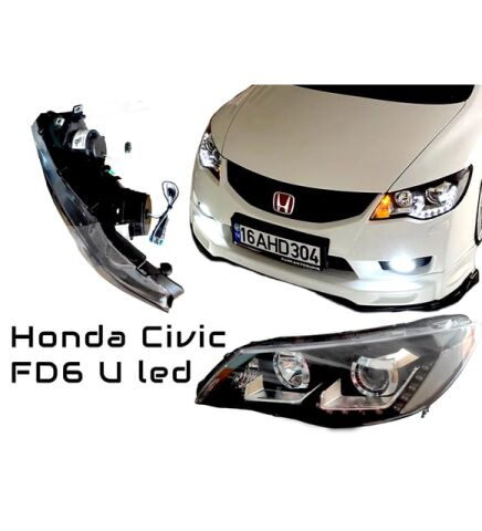 HONDA CIVIC ile Uyumlu LEDLİ FAR FD6