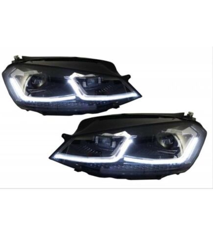 VW GOLF 6 ile Uyumlu 7,5 R DIZAYN FAR KROM 2008-2013