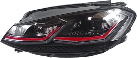 VW GOLF 7,5 ile Uyumlu GTI FAR KIRMIZI 2017-2020