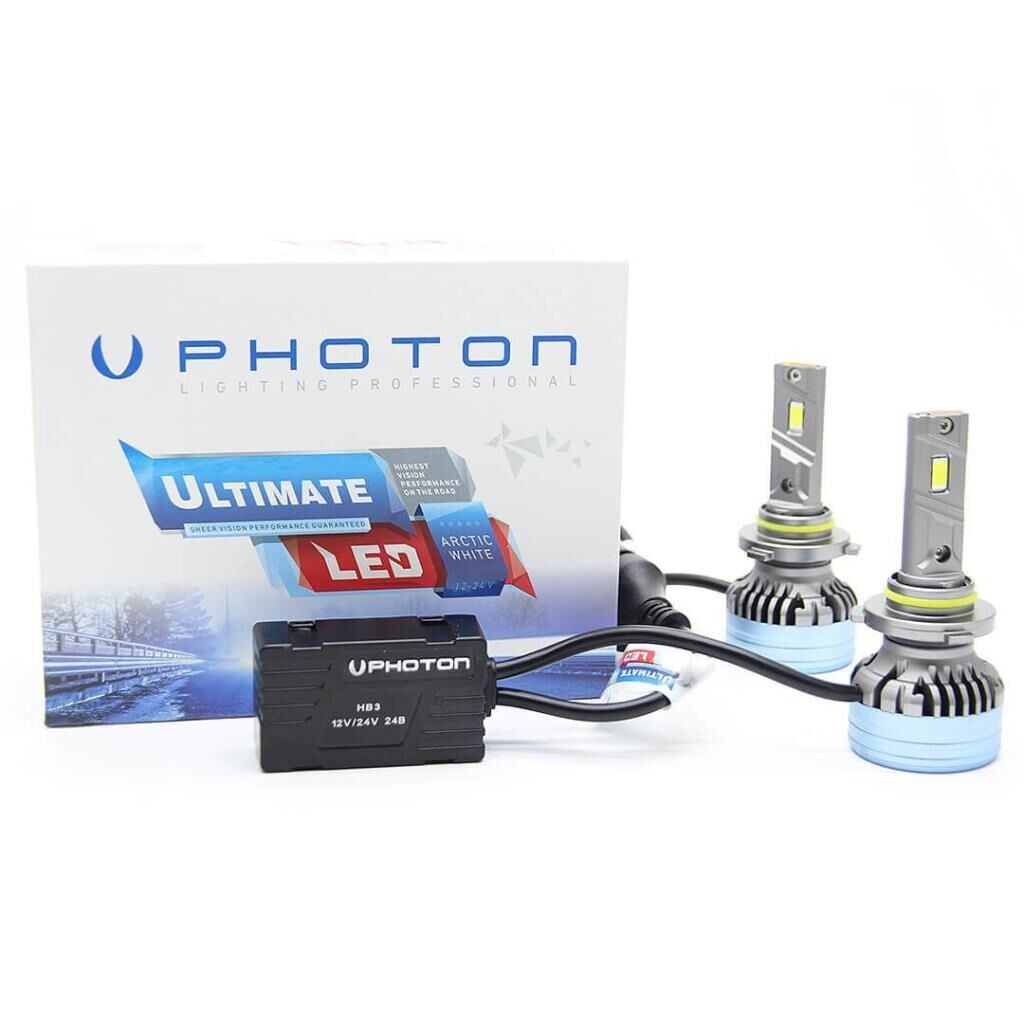 Photon Ultimate HB3 9005 12-24V Led Headlıght 19000 Lumens