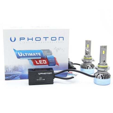 Photon Ultimate HB3 9005 12-24V Led Headlıght 19000 Lumens