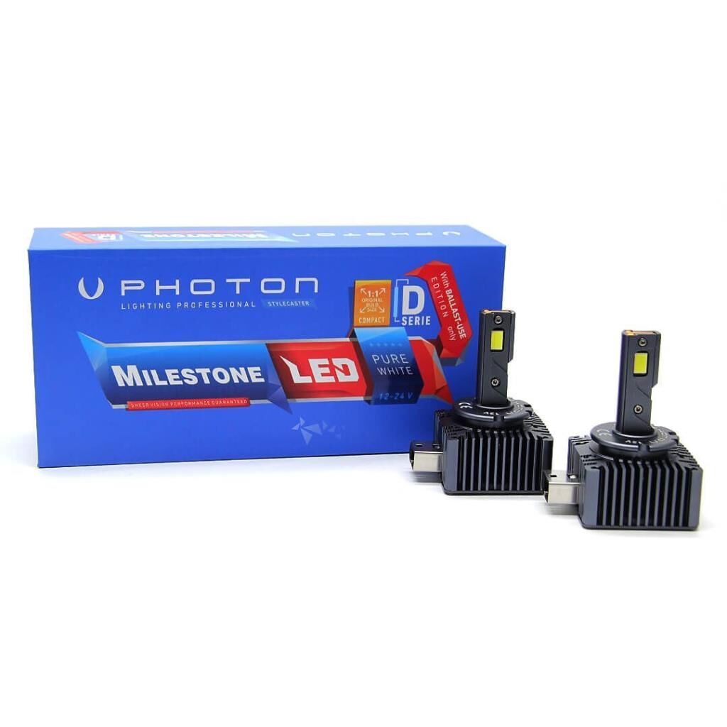 MINI MINI 2012-2017 ile uyumlu Photon Milestone D1S LED 6000 Kelvin 28000 Lümen