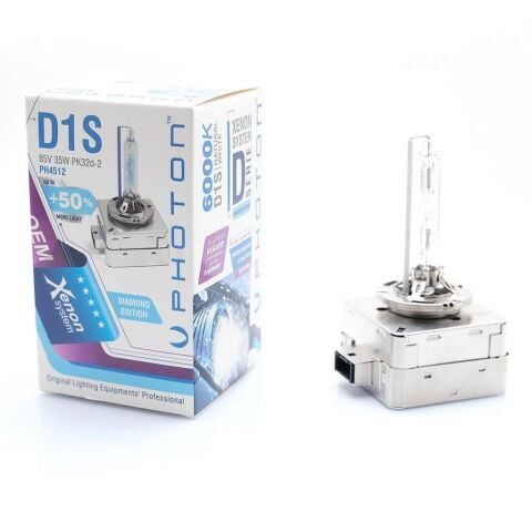 VAUXHALL Astra 2016- ile uyumlu Photon 6000 Kelvin  D1S Xenon %50 Fazla ışık 1 Adet