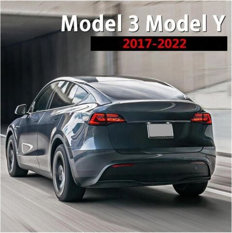 TESLA MODEL Y ile Uyumlu ANİMASYONLU STOP