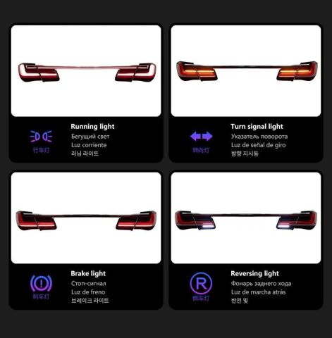 BMW F01/F02 ile Uyumlu G11/G12 LCI DIZAYN STOP