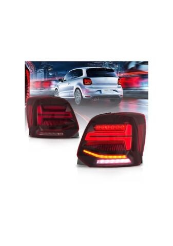 VW POLO 6R/6C ile Uyumlu Q2 DIZAYN STOP KIRMIZI 2009-2017