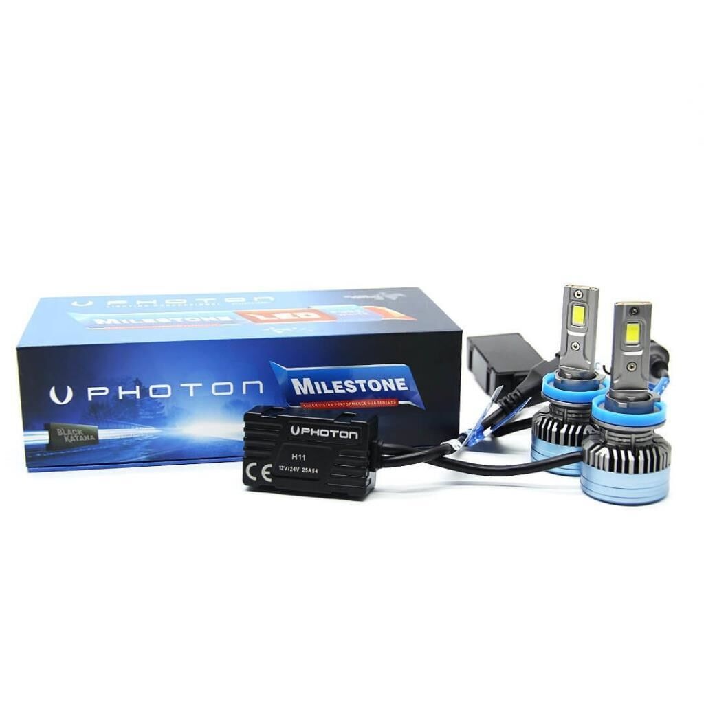 PHOTON MILESTONE H8/H9/H11/H16 30000 LUMEN BLACK KATANA EDITION