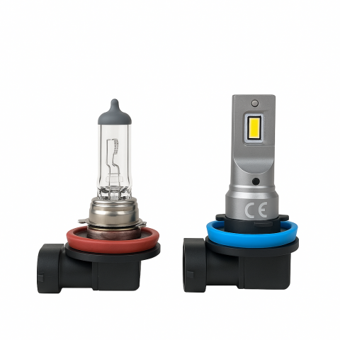 AUDI A4 2008-2012 ile uyumlu Photon Mini H11 Sis Lambası 16000 lumens