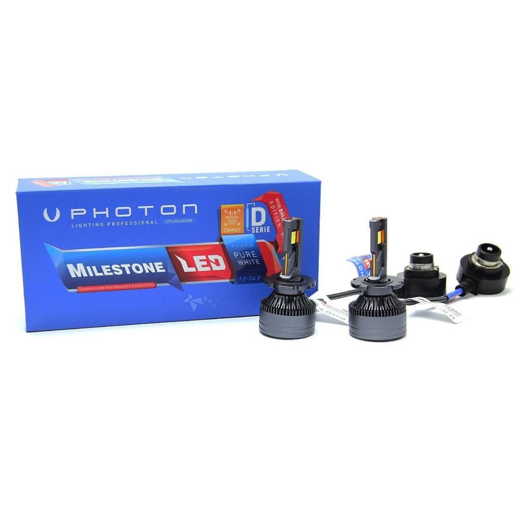 VOLKSWAGEN Touran 2003-2010 ile uyumlu Photon Milestone D2S LED 28000 Lümen