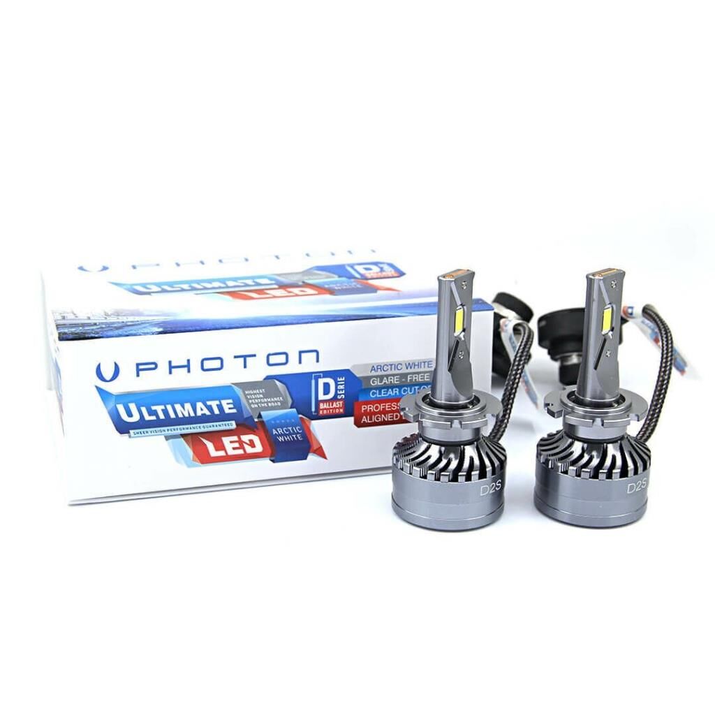AUDI S4 1995-2001 ile uyumlu Photon Ultimate D2S LED 6000 Kelvin 19000 Lümen