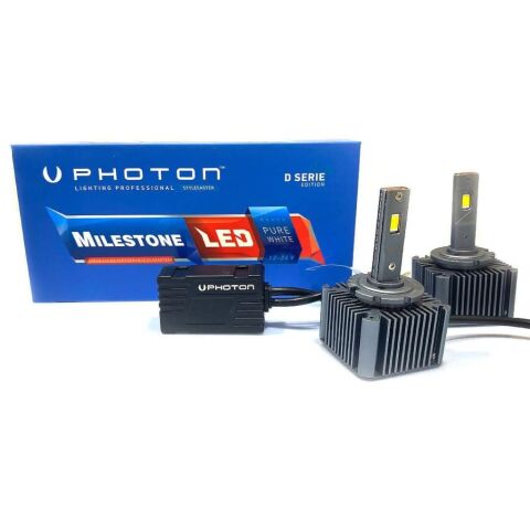 CITROEN DS3 2009-2015 ile uyumlu Photon Milestone D8S LED 28000 Lümen 6000 Kelvin
