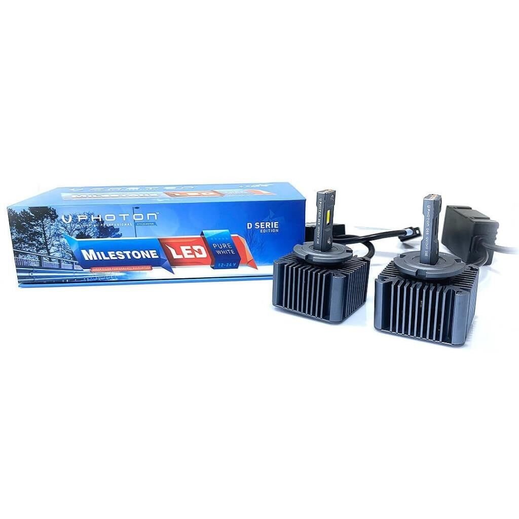 AUDI SQ7 2016- ile uyumlu Photon Milestone D5S LED 28000 Lümen 6000 Kelvin